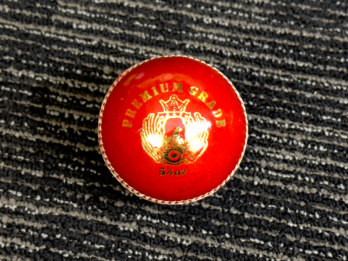 Black Ash Premium grade Pack of 6 Red Cricket Leather Balls 156 Grams