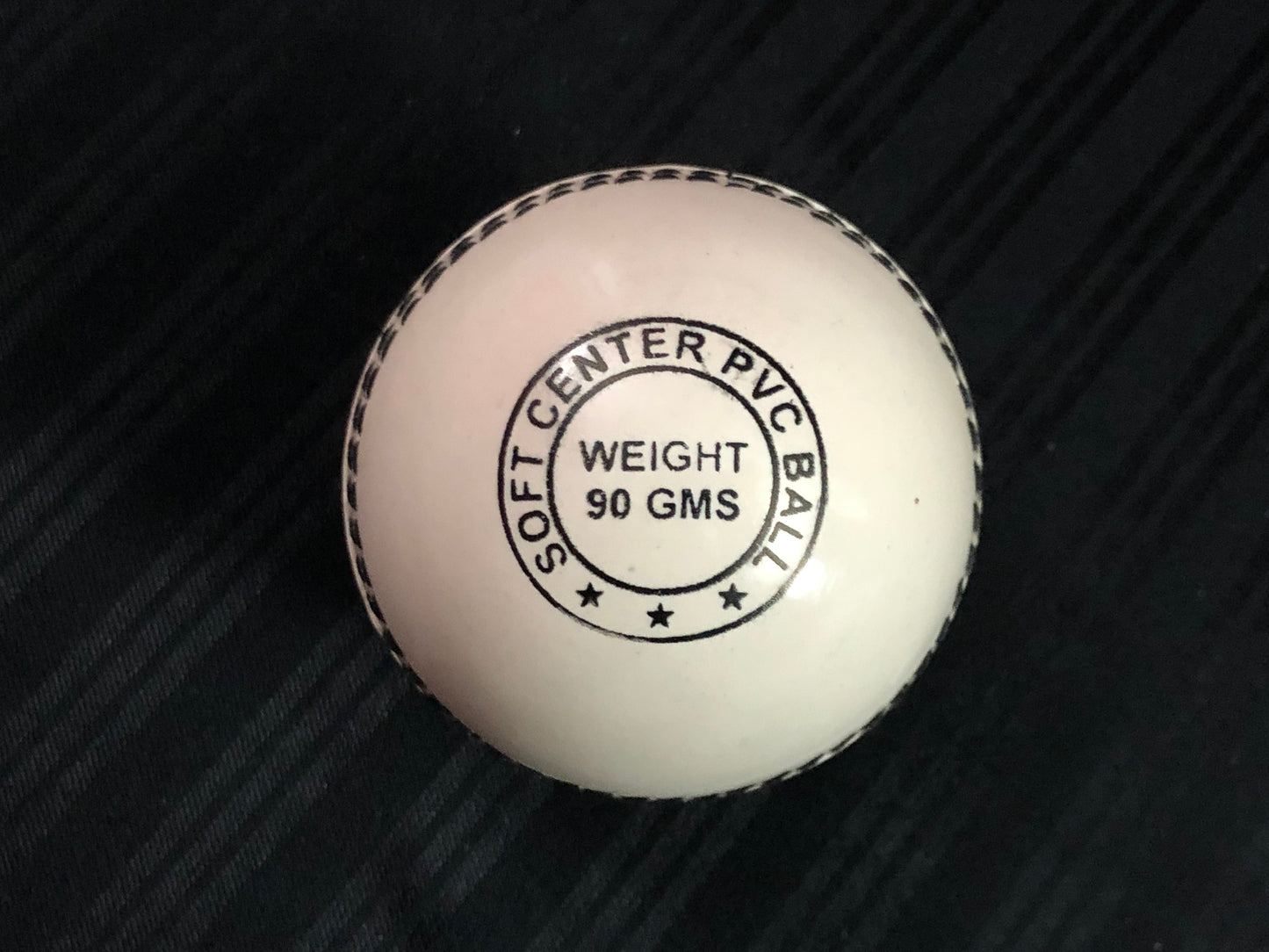 PVC Soft Cricket Training Balls | Pack of 6 | white Color | 90 gms