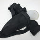 Black Ash abdominal guard (with strap)