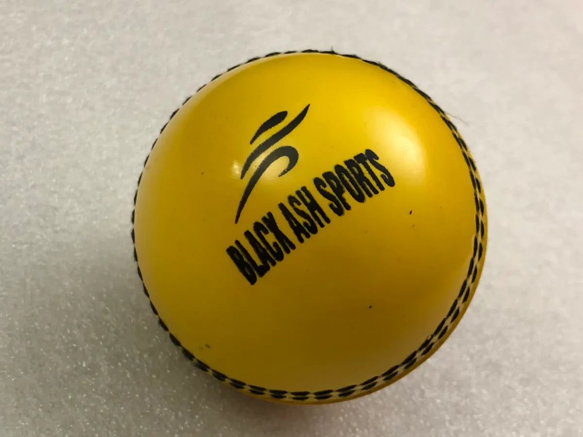 PVC Soft Cricket Training Balls | Pack of 6 | Yellow Color | 90 gms